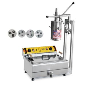 Commercial Spanish Churro Machine NP-281 with 30L Fryer | 5L Churros Maker for Food Trucks & Dessert Shops