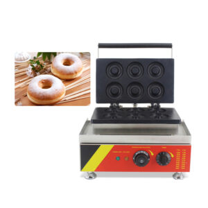 Commercial 6-Hole Donut Machine NP-539 | Electric Mini Donut Maker for Food Trucks & Bakeries