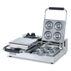 Commercial Donut Machine EG-6A-2 | Stainless Steel Mini Donut Maker for Food Trucks & Snack Businesses