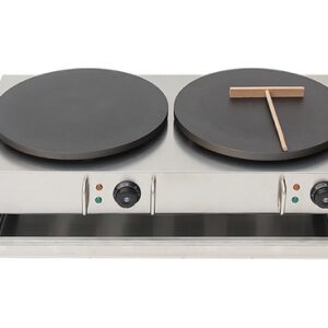 Commercial Electric Crepe Maker DE-2 | 6KW Double Crepe Machine for Food Trucks, Cafes & Restaurants