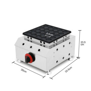 Commercial Gas Poffertjes Maker NP-546 | Dutch Mini Pancake & Waffle Grill for Food Trucks & Street Food